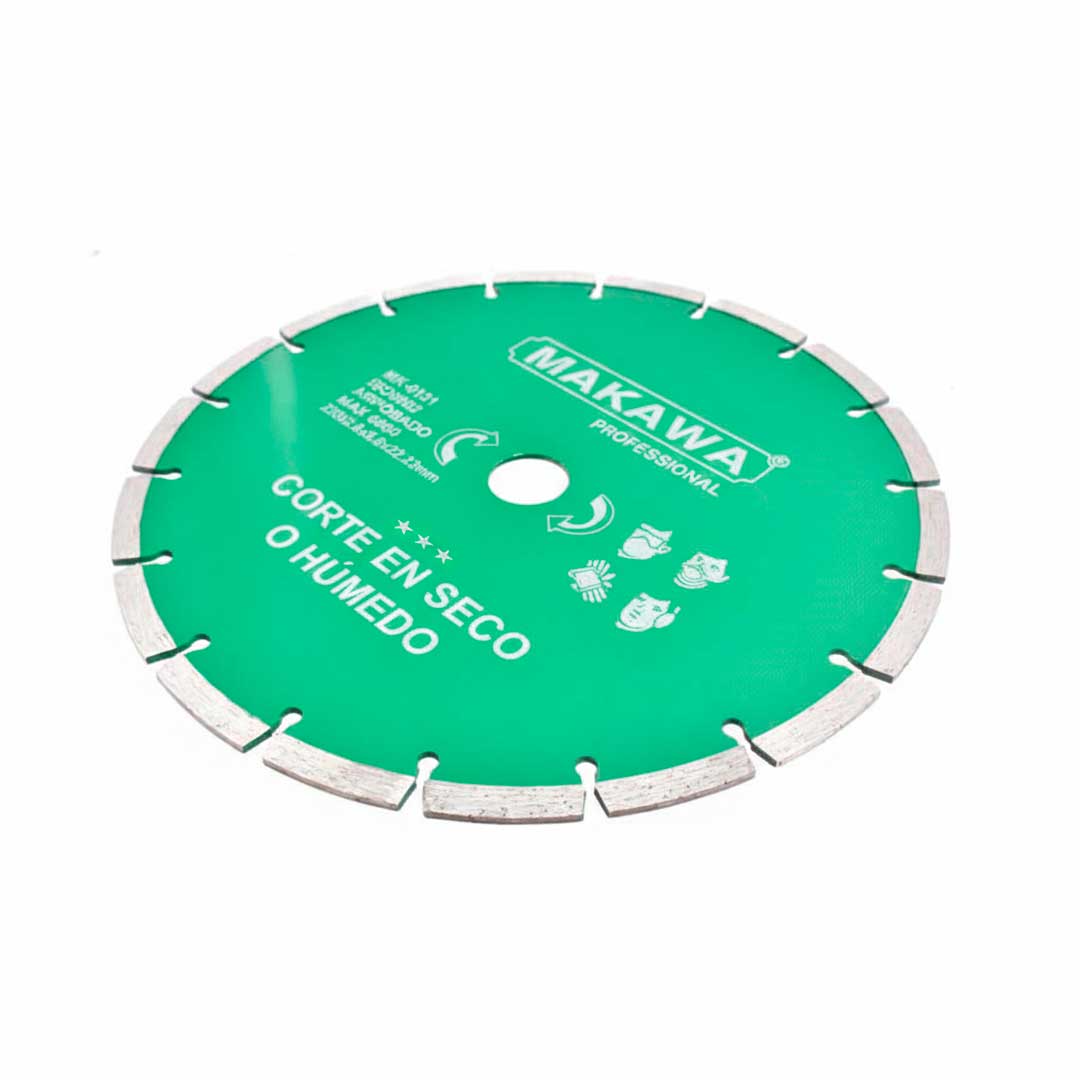 DISCO DIAMANTADO 9” VERDE MAKAWA MK-0131