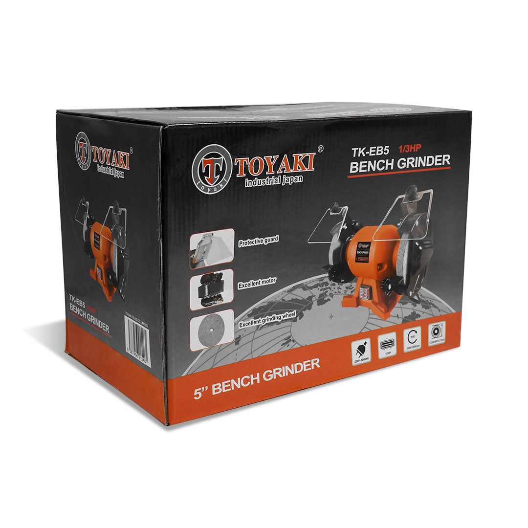 AMOLADORA DE BANCO 5″ 1/3HP TOYAKI TK-EB5