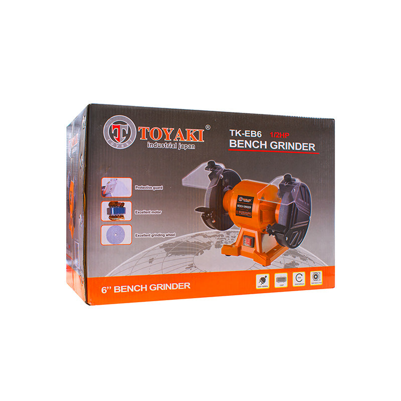 AMOLADORA DE BANCO 6″ 1/2HP TOYAKI TK-EB6