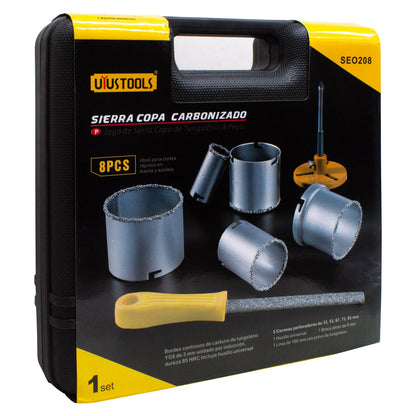SIERRA COPA CARBONIZADA 8PZ 33-83MM UYUS SEO208