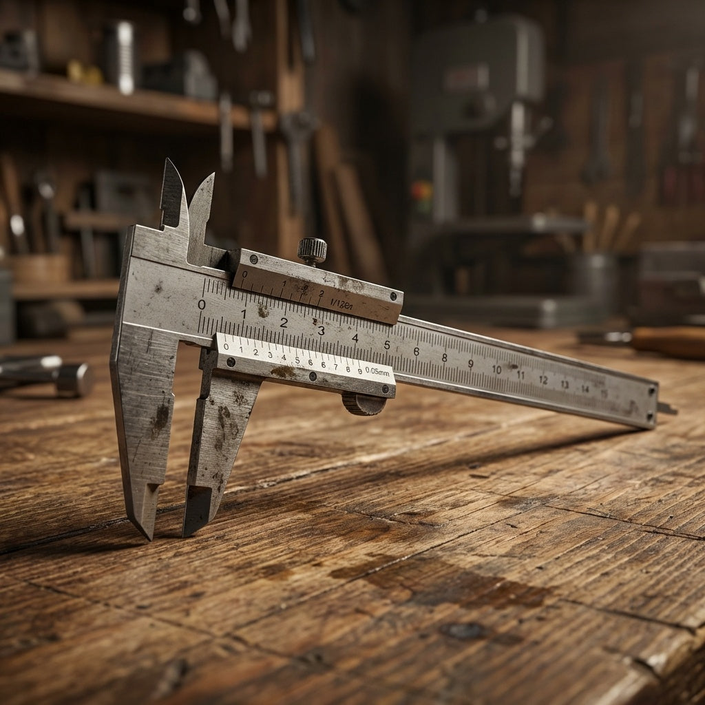 CALIBRE METALICO 6″ TOYOKI EN CAJA D/MADERA LH296