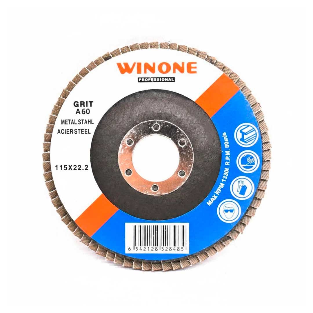 DISCO DE LIJA 7 1/4” MADERA GRANO 60 WINONE LH2131