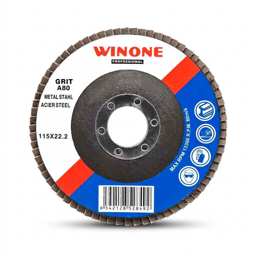 DISCO DE LIJA 7 1/4” MADERA GRANO 80 WINONE LH2130