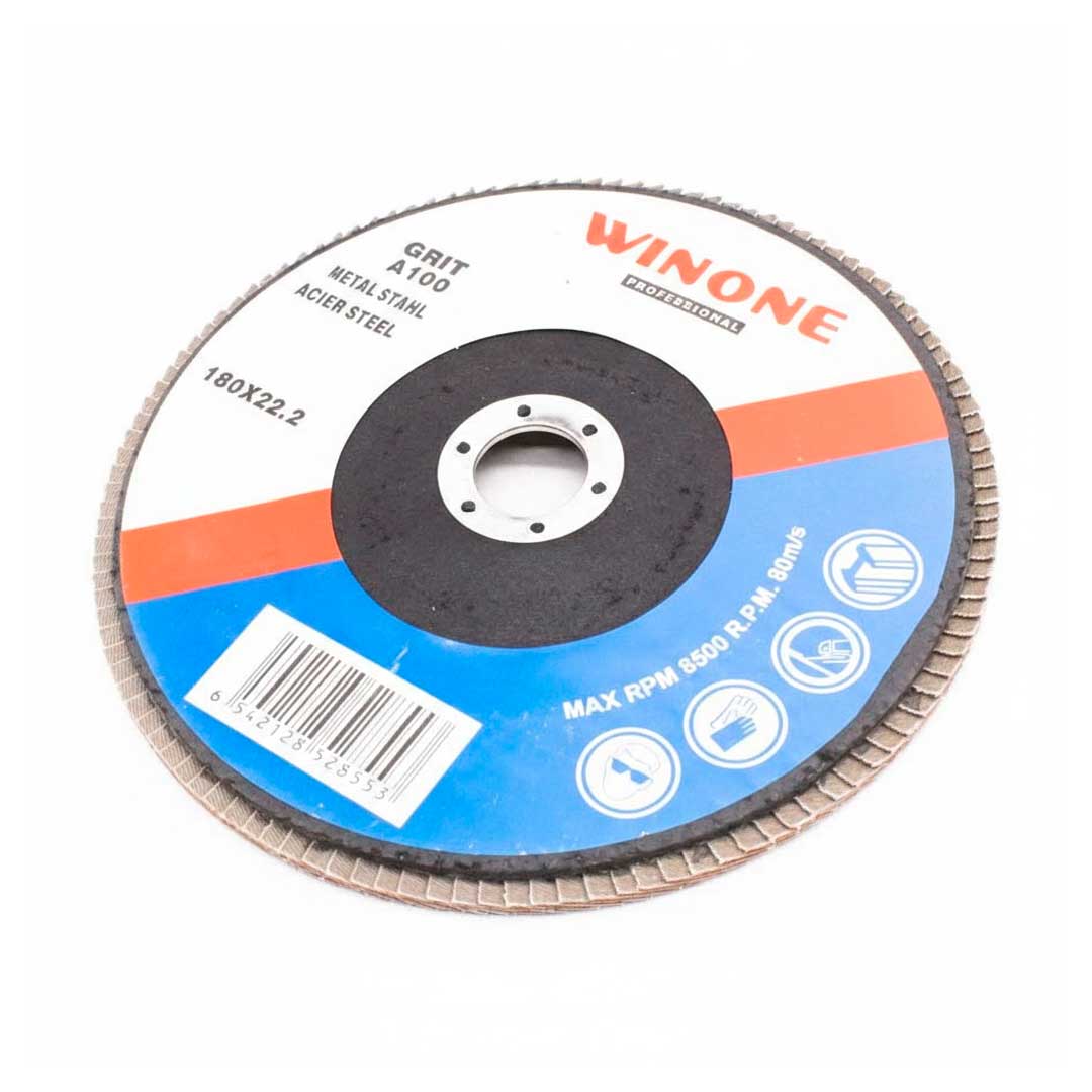 DISCO DE LIJA 7 1/4” MADERA GRANO100 WINONE LH2129