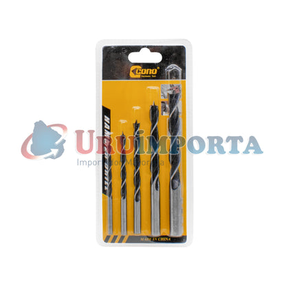 MECHA P/MADERA 5PZ 4-5-6-8-10MM CORO TOOLS LH-1509
