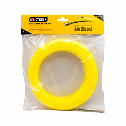 CINTA PASA CABLE 4MM X 30M NYLON UYUSTOOLS HUC30N