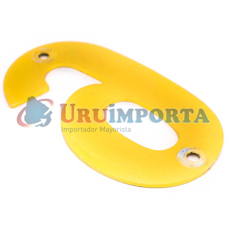 NUMERO 6 METALICO EN BLISTERS LH-1345