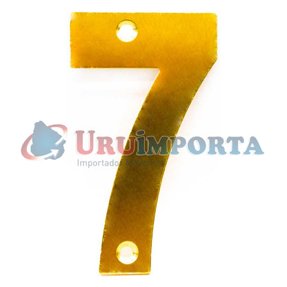 NUMERO 7 METALICO EN BLISTERS LH-1345