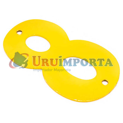 NUMERO 8 METALICO EN BLISTERS LH-1345