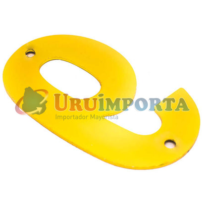 NUMERO 9 METALICO EN BLISTERS LH-1345