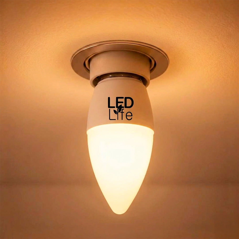 LAMPARA LED TIPO VELA 5W E14 CALID LED LIFE LH1825