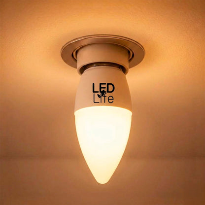 LAMPARA LED TIPO VELA 5W E14 CALID LED LIFE LH1825