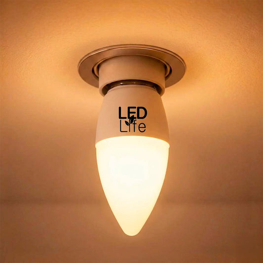 LAMPARA LED TIPO VELA 5W E14 CALID LED LIFE LH1825
