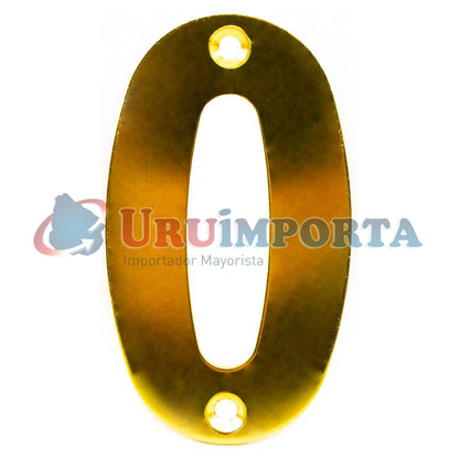 NUMERO 0 METALICO EN BLISTERS LH-1345