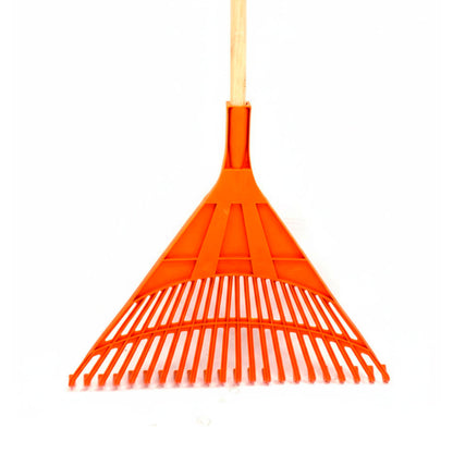 ESCOBILLA JARDIN PLASTICA CON CABO LH-1660