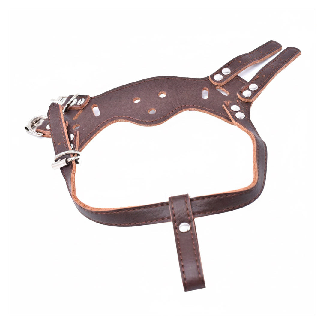 BOZAL 19CM DE CUERO PARA PERRO LH-1567