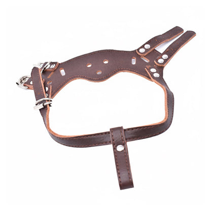 BOZAL 19CM DE CUERO PARA PERRO LH-1567