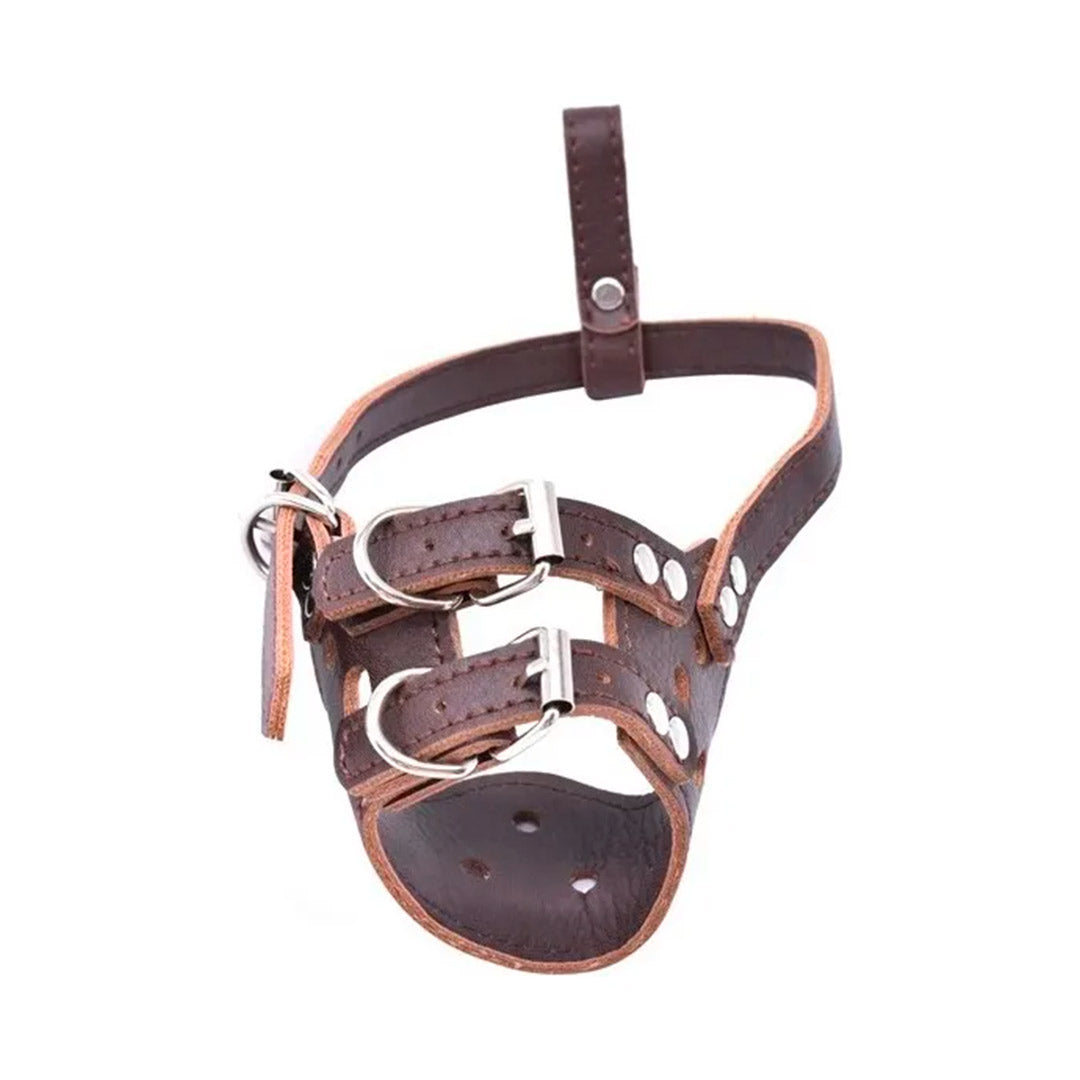 BOZAL 19CM DE CUERO PARA PERRO LH-1567