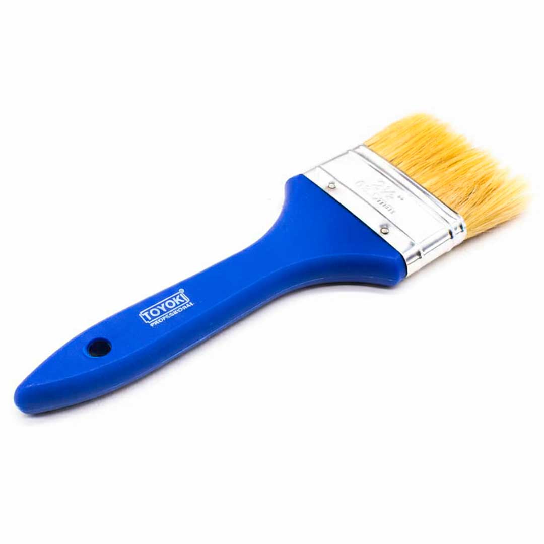 PINCEL 2 1/2″ MANGO AZUL PLASTICO TOYOKI LH-2279