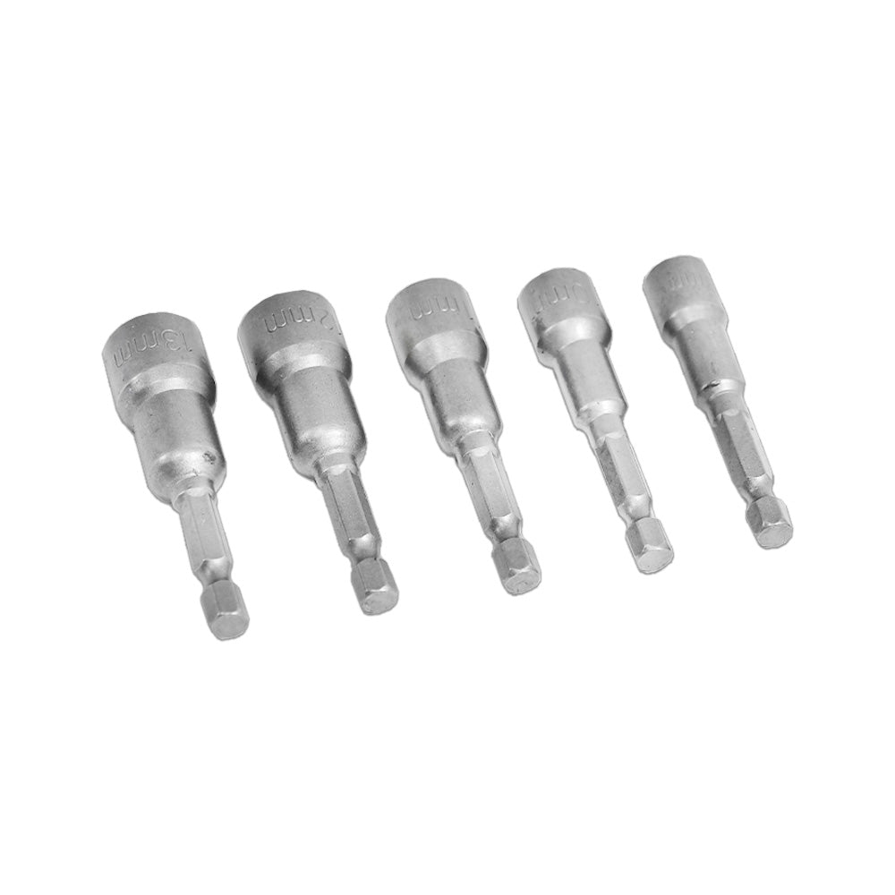 PUNTAS TIPO DADO C/IMAN 5PZ 8-10-11-12-13MM LH1482