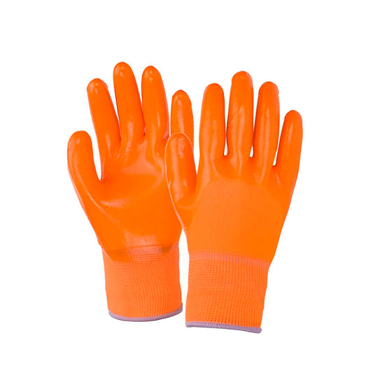 GUANTE ANTIDESLIZANTE COLOR NARANJA LH-1284