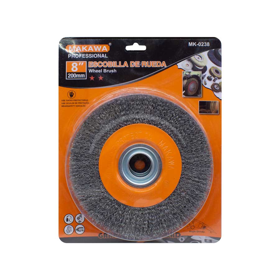 CEPILLO 8″ ACERO PARA AMOLADORA MAKAWA MK-0238