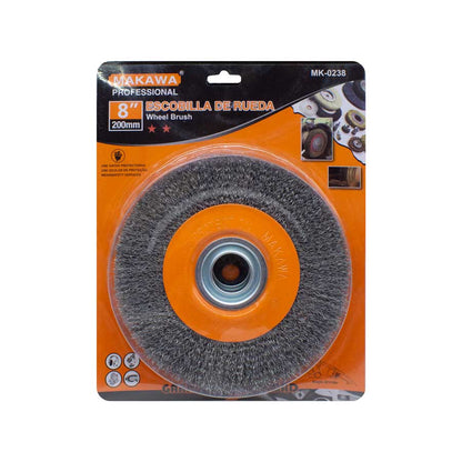 CEPILLO 8″ ACERO PARA AMOLADORA MAKAWA MK-0238