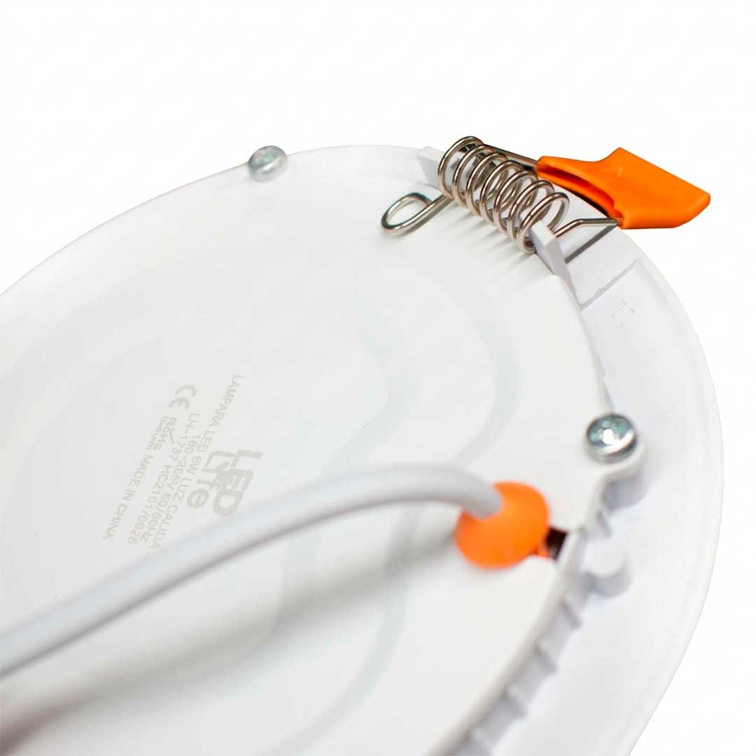 ARTEFACTO LED 6W REDONDO LUZ CALID LED LIFE LH1737