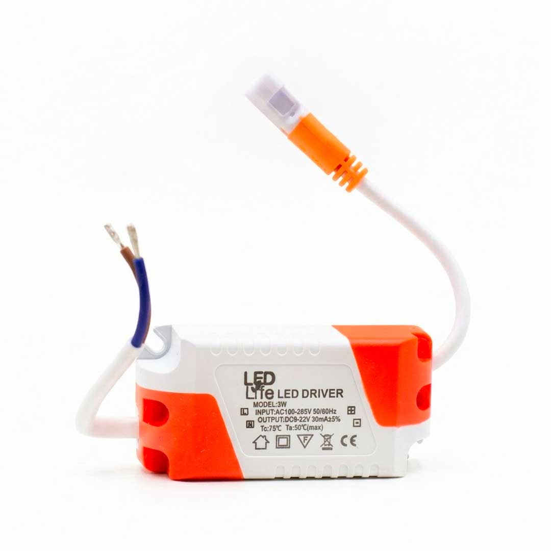 ARTEFACTO LED 6W REDONDO LUZ FRIA LED LIFE LH1738