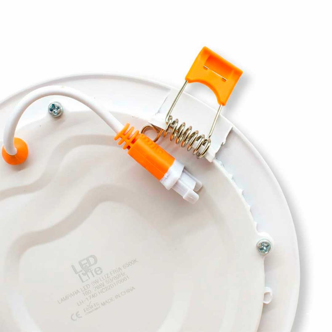 ARTEFACTO LED 9W REDONDO LUZ CALID LED LIFE LH1739