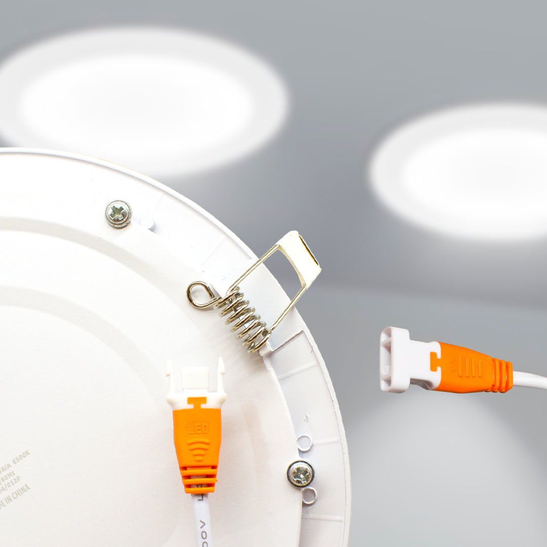 ARTEFACTO LED 9W REDONDO LUZ FRIA LED LIFE LH1740