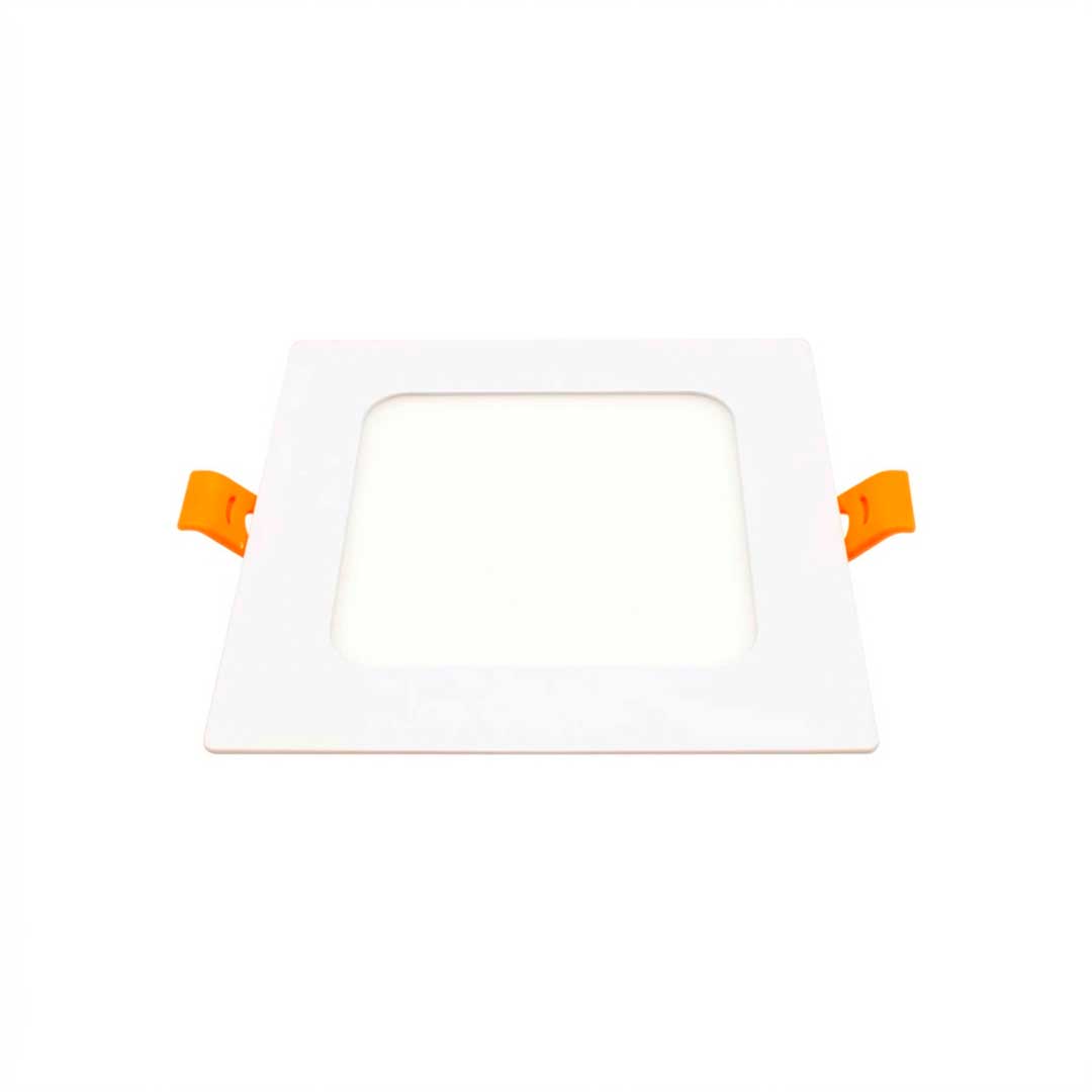ARTEFACTO LED 6W CUADRAD LUZ CALID LED LIFE LH1745