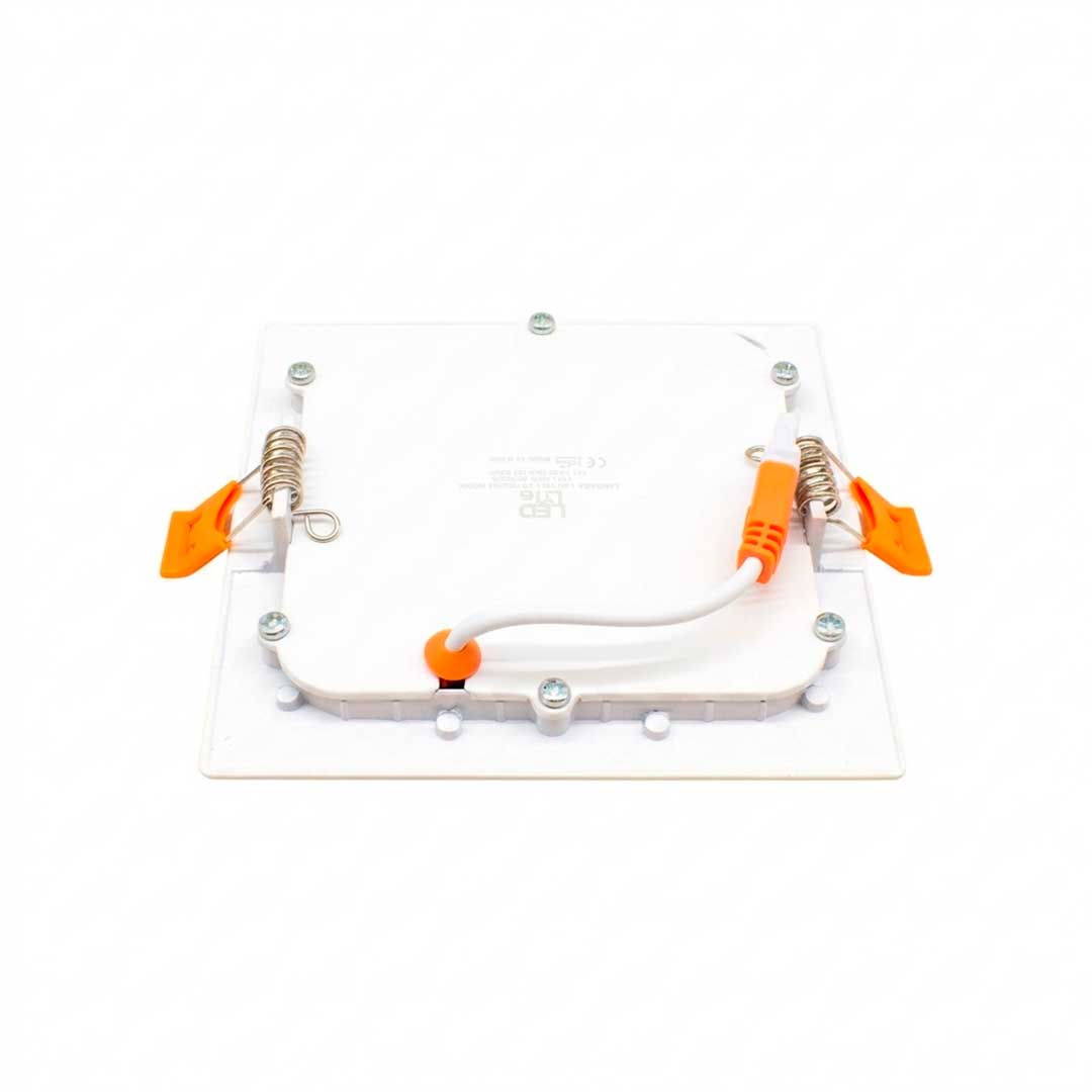 ARTEFACTO LED 6W CUADRAD LUZ CALID LED LIFE LH1745