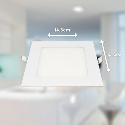 ARTEFACTO LED 9W CUADRADO LUZ CALI LED LIFE LH1747