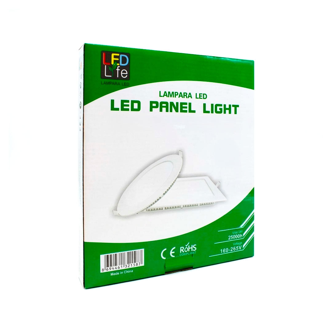 ARTEFACTO LED 18W CUADRA LUZ CALID LED LIFE LH1751