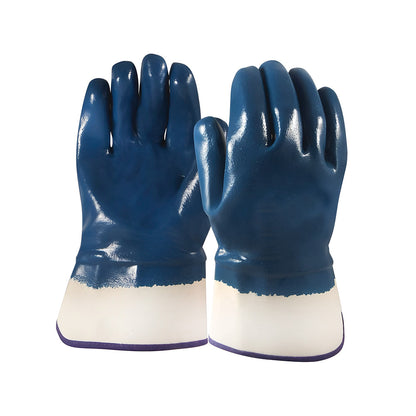 GUANTE 10.5″ NITRILO COLOR AZUL LH-1631