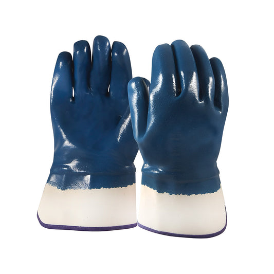 GUANTE 10.5″ NITRILO COLOR AZUL LH-1631