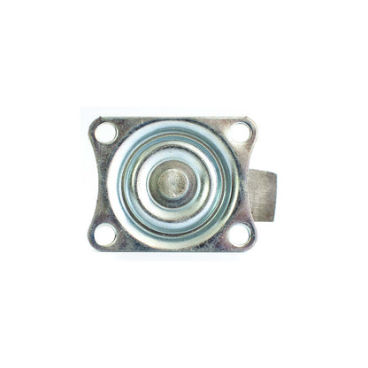 RUEDA METALICA GRIS 2″ CON BASE GIRATORIA LH-1682