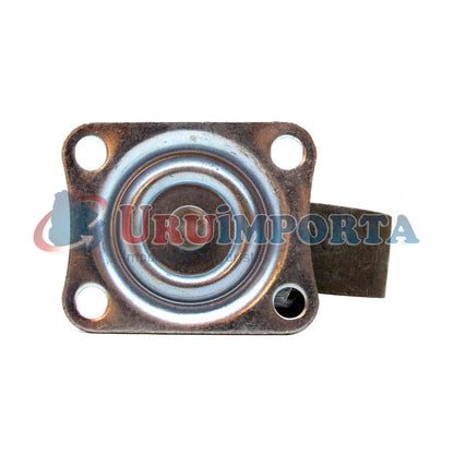 RUEDA METALICA GRIS 3″ CON BASE GIRATORIA LH-1684