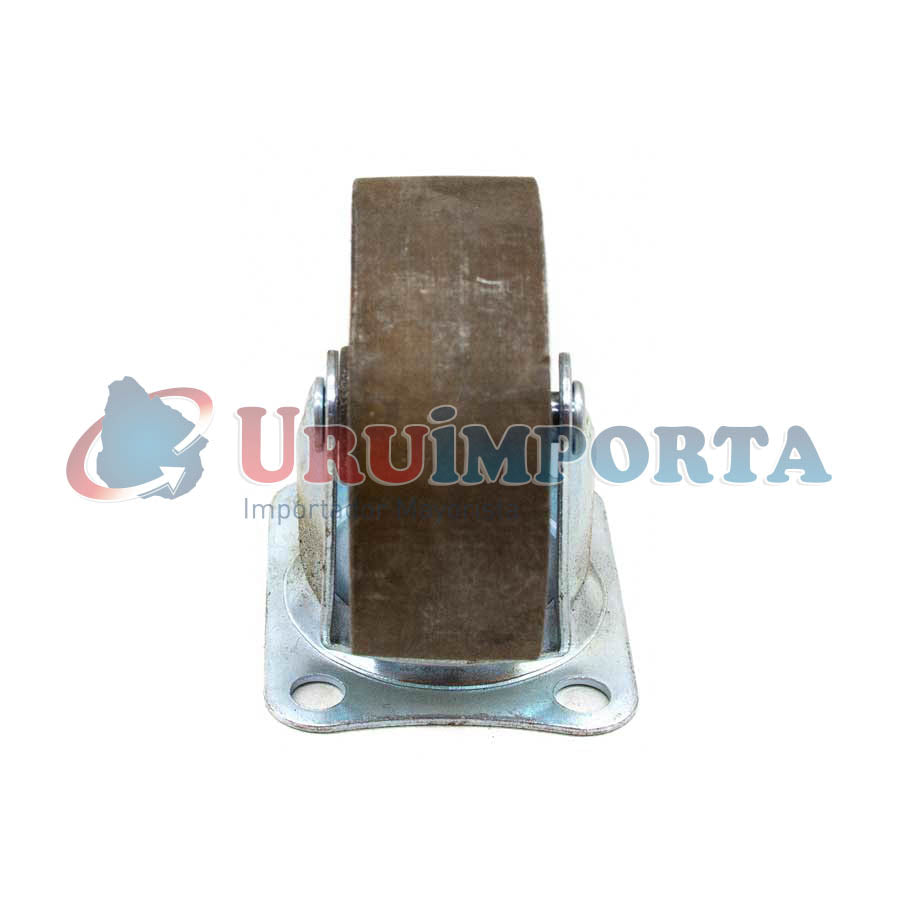 RUEDA METALICA GRIS 3″ CON BASE GIRATORIA LH-1684