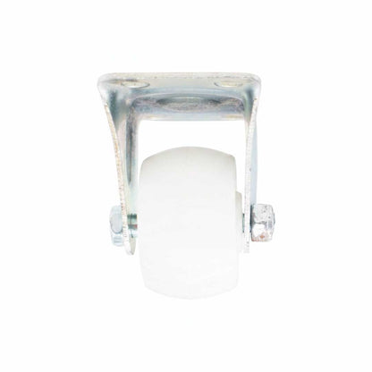 RUEDA BLANCA 1.5″ BASE METALICA FIJA LH-1693