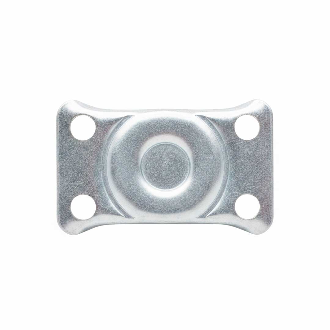 RUEDA BLANCA 1.5″ BASE METALICA FIJA LH-1693