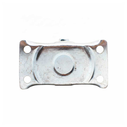 RUEDA BLANCA 4″ BASE METALICA FIJA LH-1697