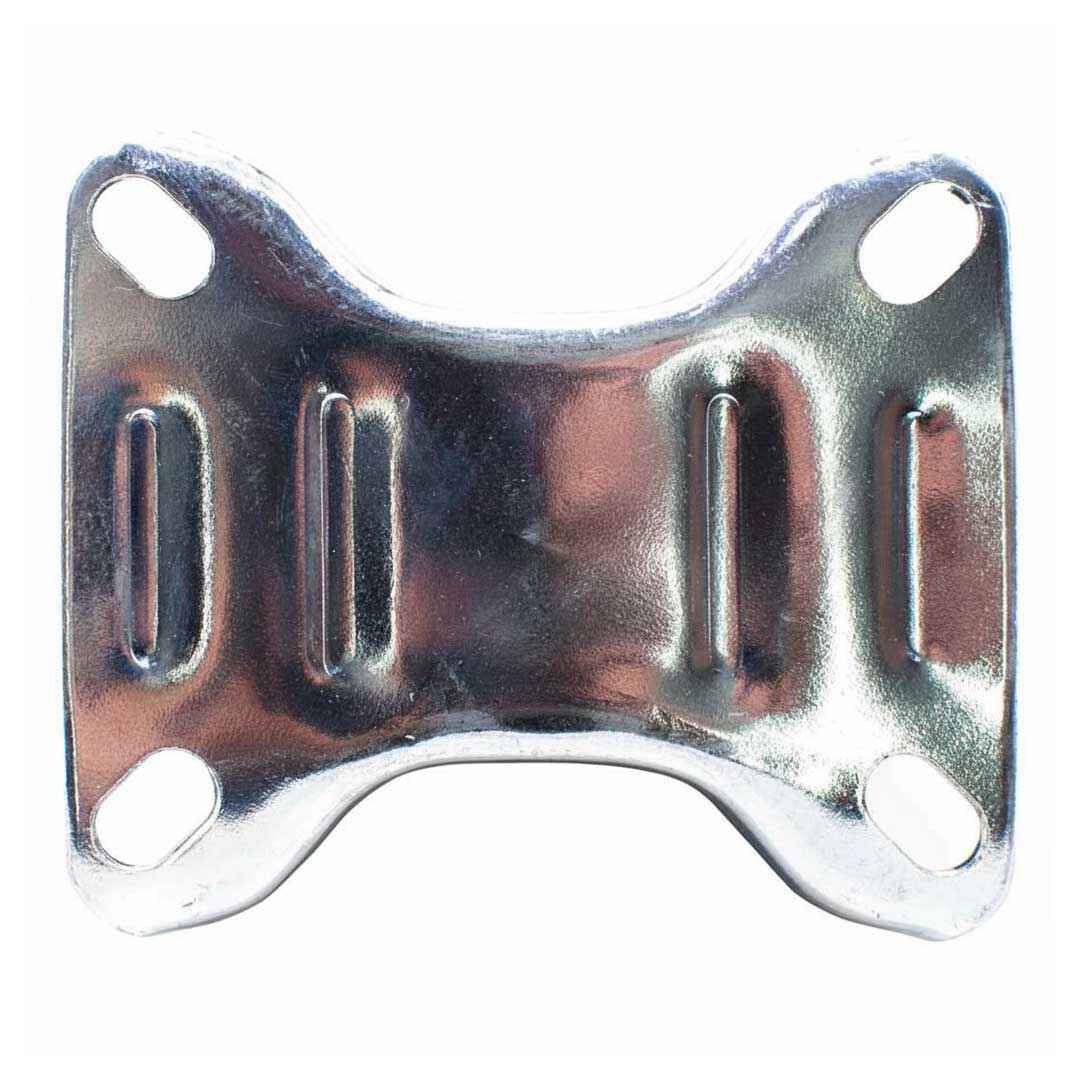 RUEDA COLOR NEGRO 4″ BASE METALICA FIJA LH-1687