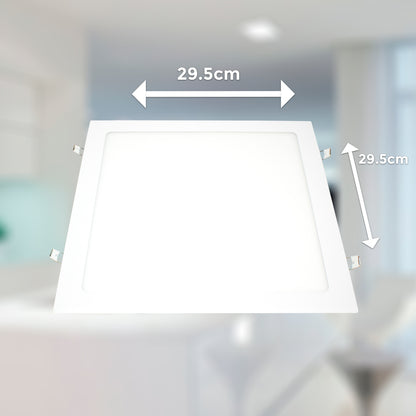 ARTEFACTO LED 24W CUADRA LUZ CALID LED LIFE LH2008
