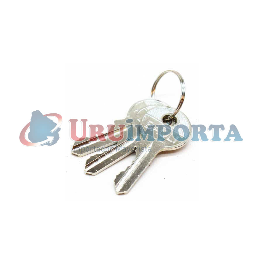 CANDADO BRONCEADO EN BLISTERS 80MM BAOLI LH-1278