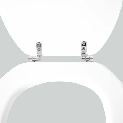 ASIENTO INODORO UNIVERSAL MADERA BLANCO LH-2034