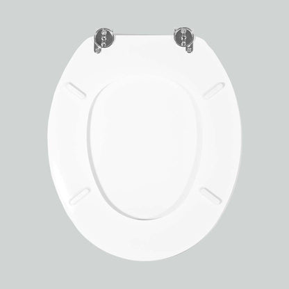 ASIENTO INODORO UNIVERSAL MADERA BLANCO LH-2034