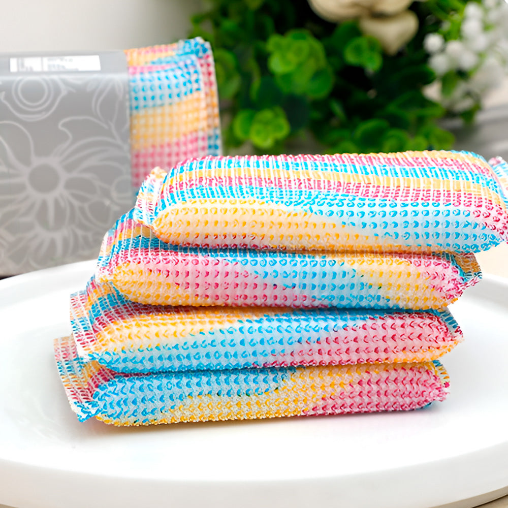 ESPONJA LAVA VAJILLA 4 UNIDADES MULTICOLOR LH-2031