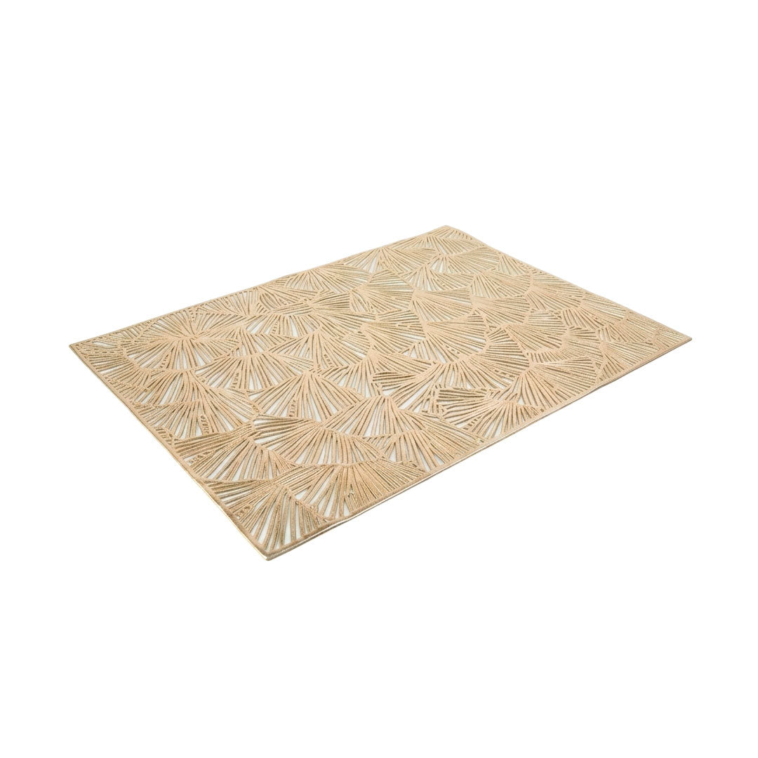 INDIVIDUALES UND DISEÑOS VARIOS DORADO PVC-3045-G